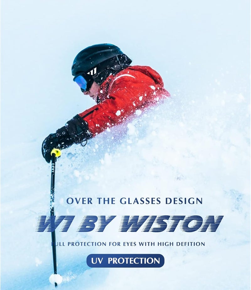 ISTON Ski Goggles - OTG Snow/Snowboard Goggles for Men, Women & Youth - 100% UV Protection W1 - Image 2